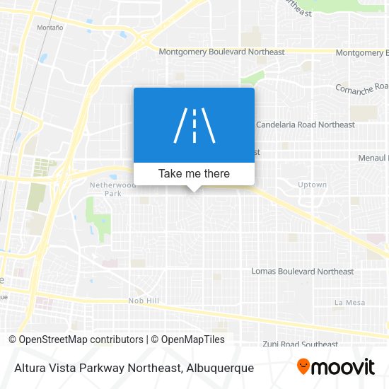 Altura Vista Parkway Northeast map