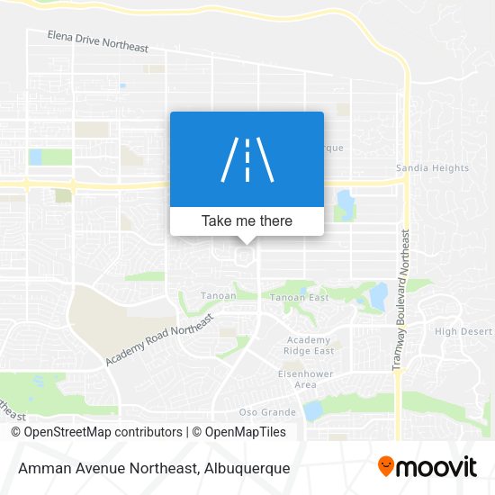 Amman Avenue Northeast map