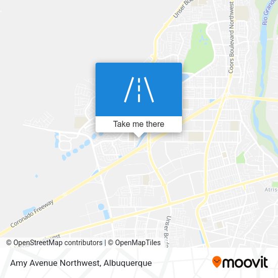Amy Avenue Northwest map