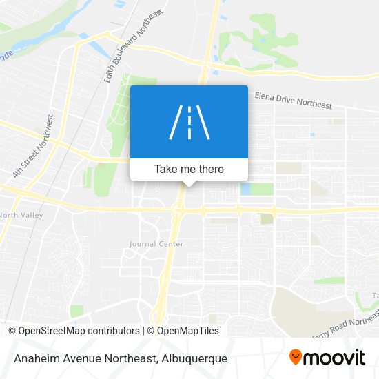 Anaheim Avenue Northeast map