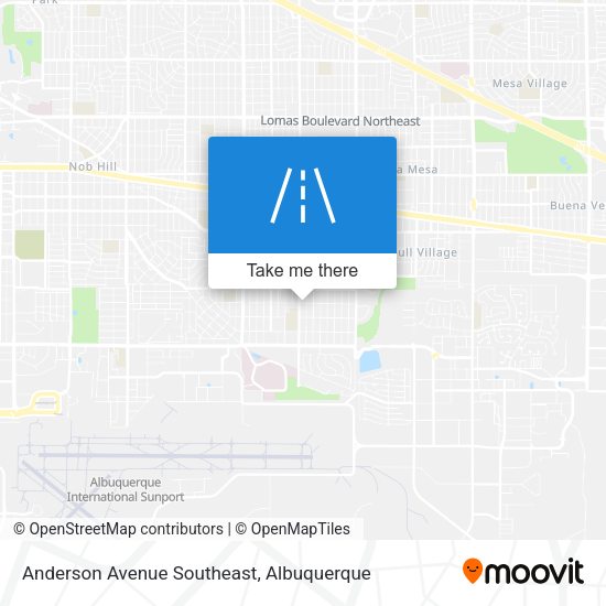 Mapa de Anderson Avenue Southeast