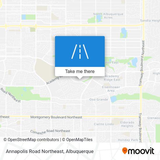 Annapolis Road Northeast map