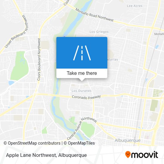 Apple Lane Northwest map