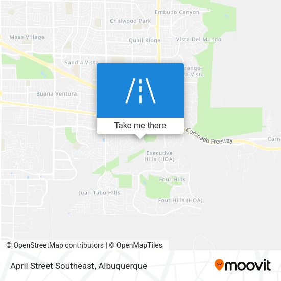 Mapa de April Street Southeast