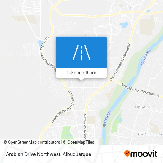 Arabian Drive Northwest map