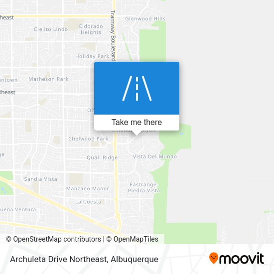 Mapa de Archuleta Drive Northeast