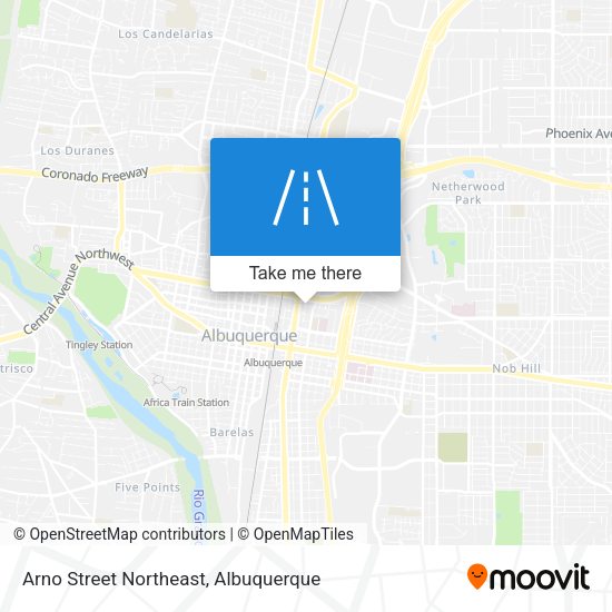 Arno Street Northeast map
