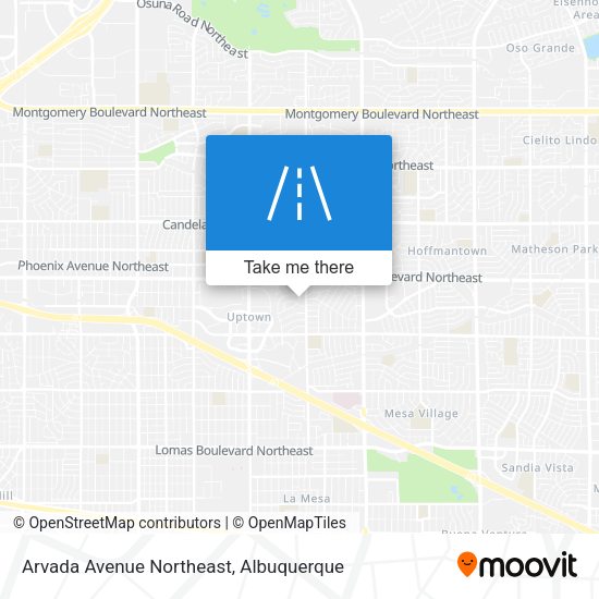 Mapa de Arvada Avenue Northeast