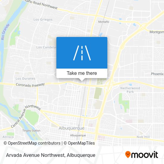 Mapa de Arvada Avenue Northwest