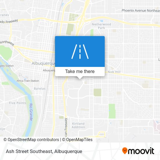 Mapa de Ash Street Southeast