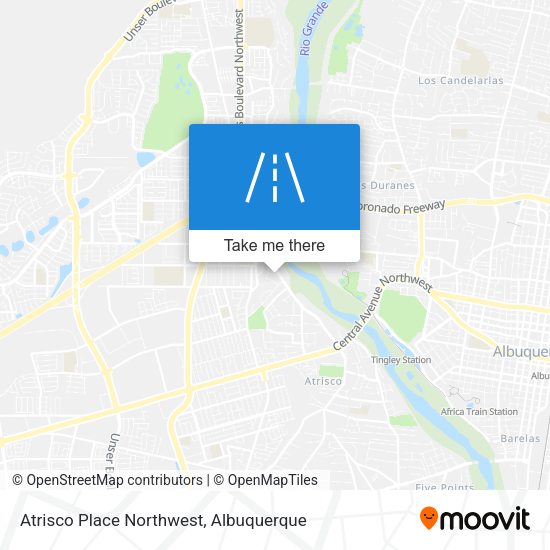 Mapa de Atrisco Place Northwest