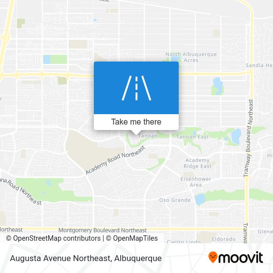 Augusta Avenue Northeast map