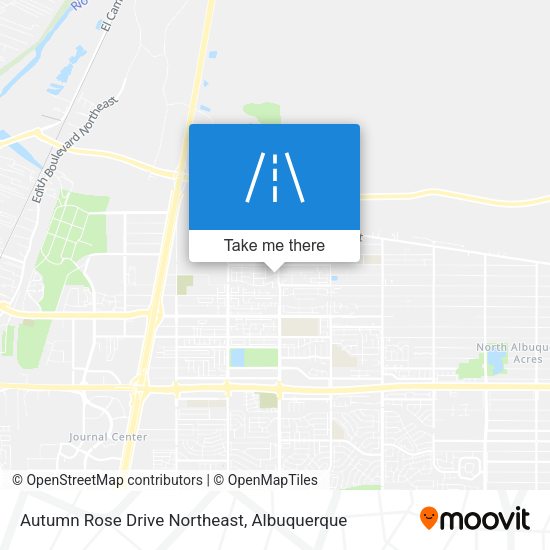 Autumn Rose Drive Northeast map