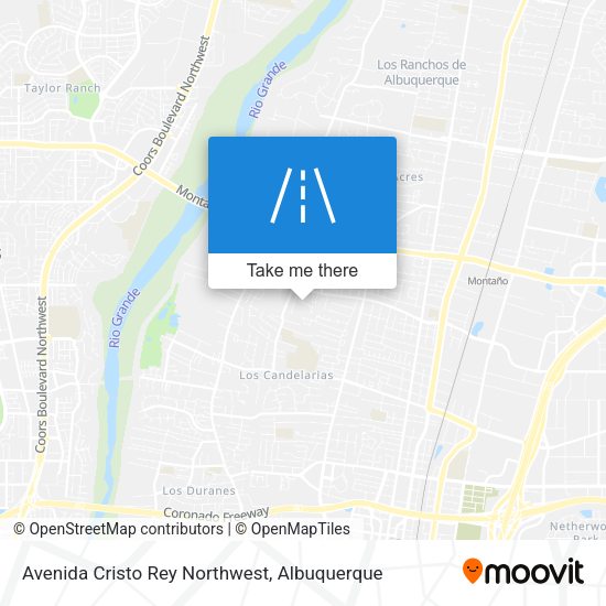 Mapa de Avenida Cristo Rey Northwest