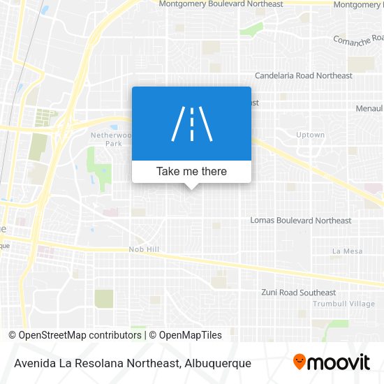 Avenida La Resolana Northeast map