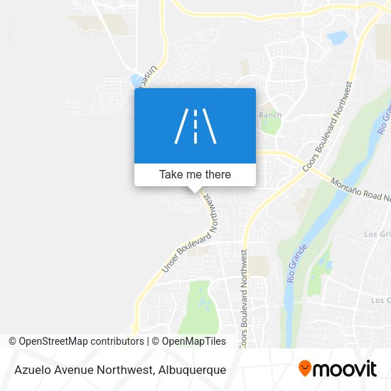 Mapa de Azuelo Avenue Northwest