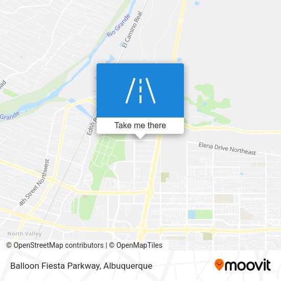 Balloon Fiesta Parkway map