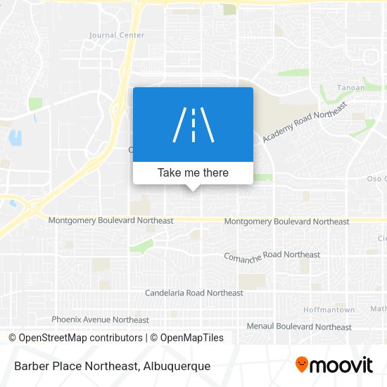 Barber Place Northeast map