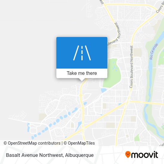 Basalt Avenue Northwest map