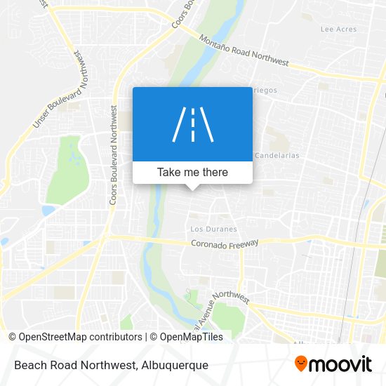 Mapa de Beach Road Northwest