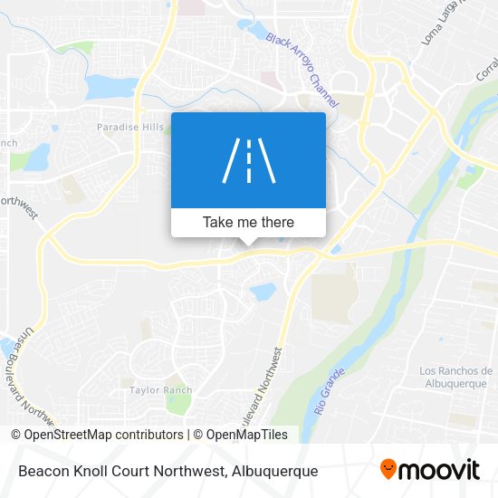 Mapa de Beacon Knoll Court Northwest