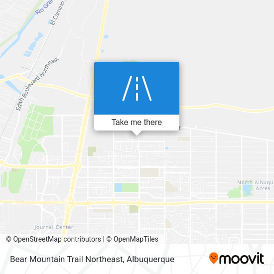 Mapa de Bear Mountain Trail Northeast