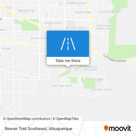 Beaver Trail Southeast map