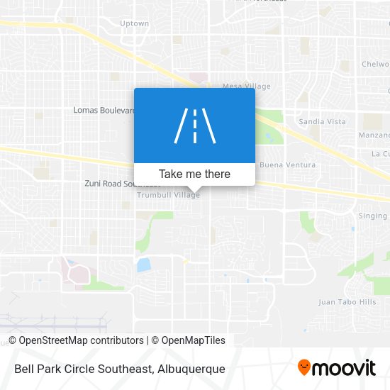 Bell Park Circle Southeast map