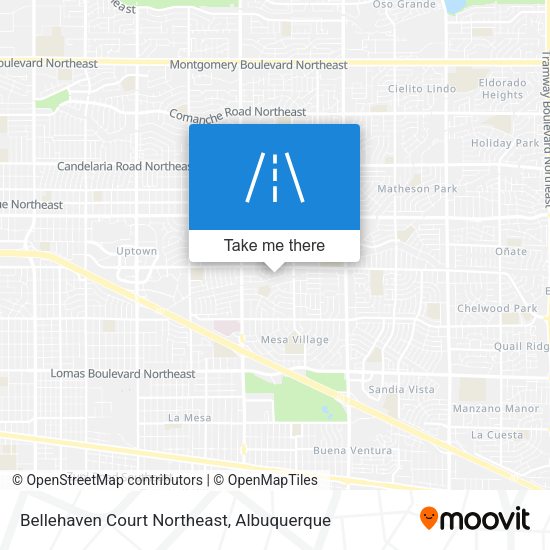 Mapa de Bellehaven Court Northeast