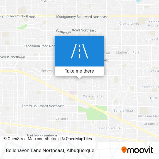 Bellehaven Lane Northeast map