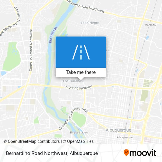 Mapa de Bernardino Road Northwest