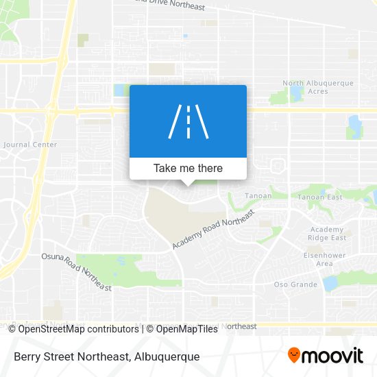 Mapa de Berry Street Northeast