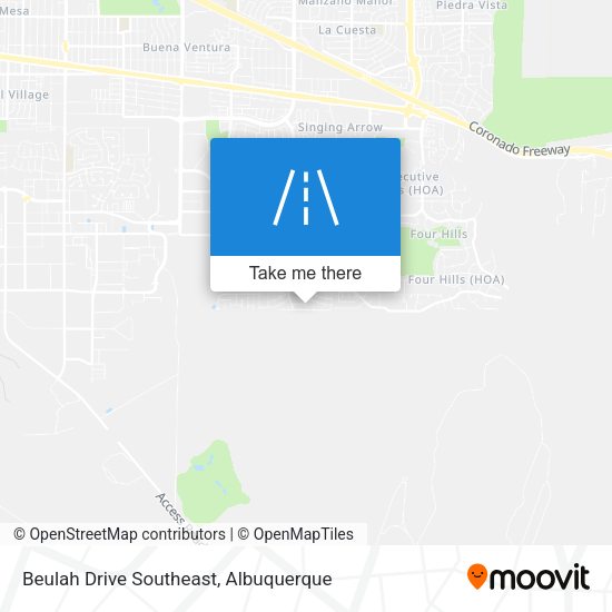 Mapa de Beulah Drive Southeast