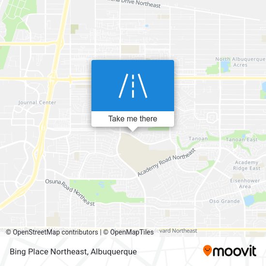 Mapa de Bing Place Northeast