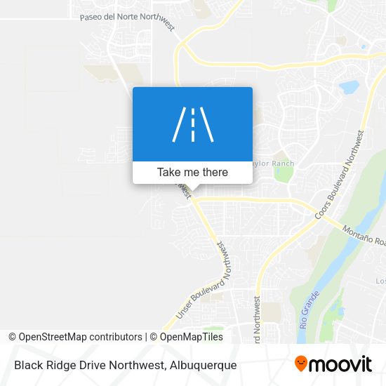 Black Ridge Drive Northwest map