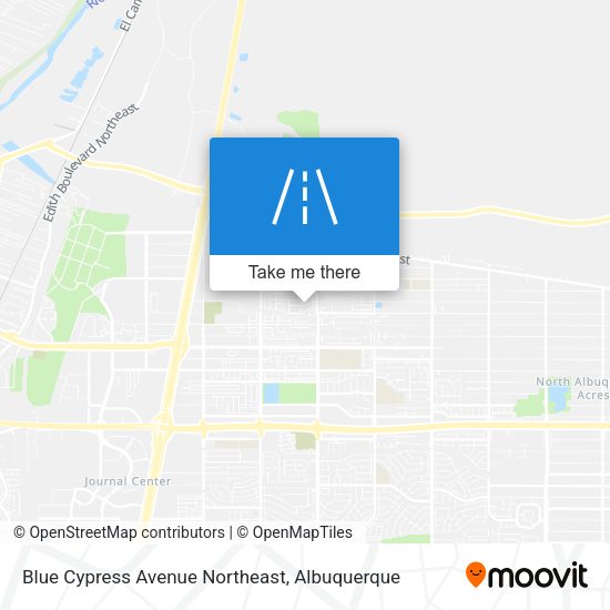 Blue Cypress Avenue Northeast map