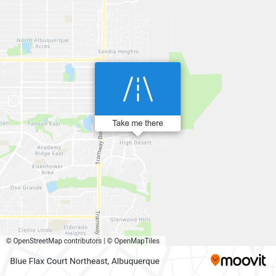 Blue Flax Court Northeast map