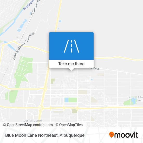 Blue Moon Lane Northeast map