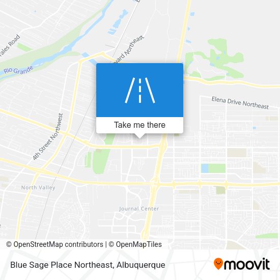 Mapa de Blue Sage Place Northeast