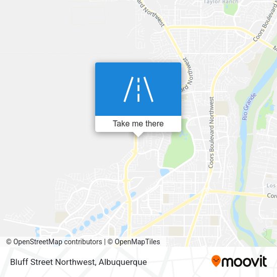 Bluff Street Northwest map