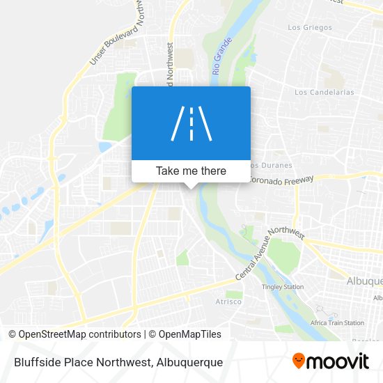 Bluffside Place Northwest map