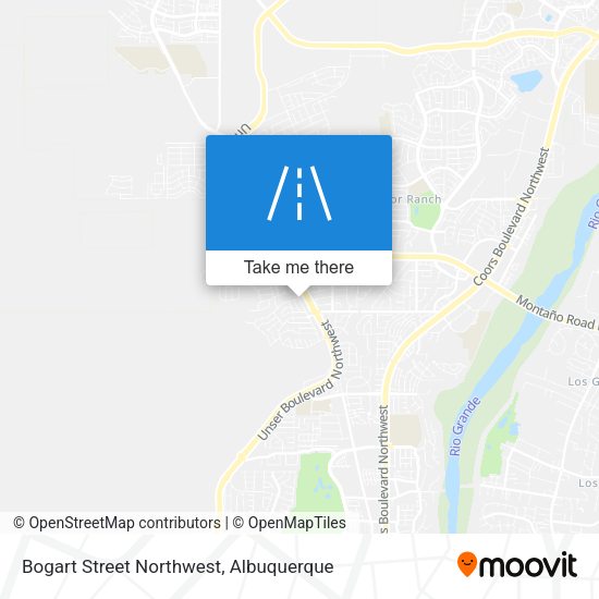 Mapa de Bogart Street Northwest