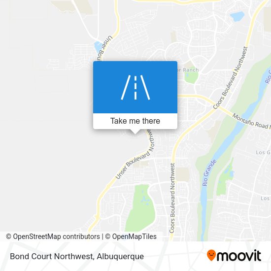 Mapa de Bond Court Northwest