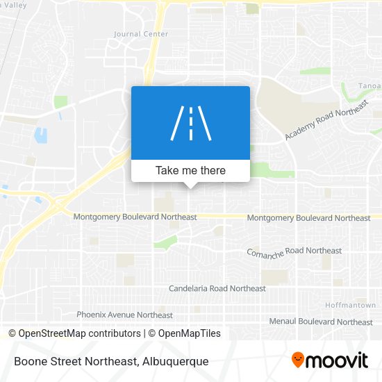 Mapa de Boone Street Northeast