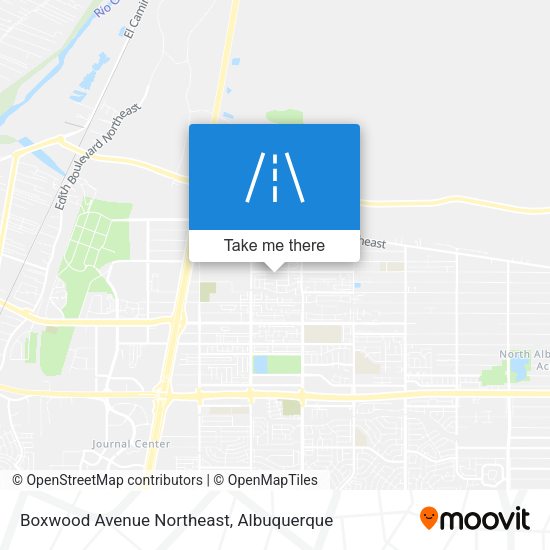 Boxwood Avenue Northeast map