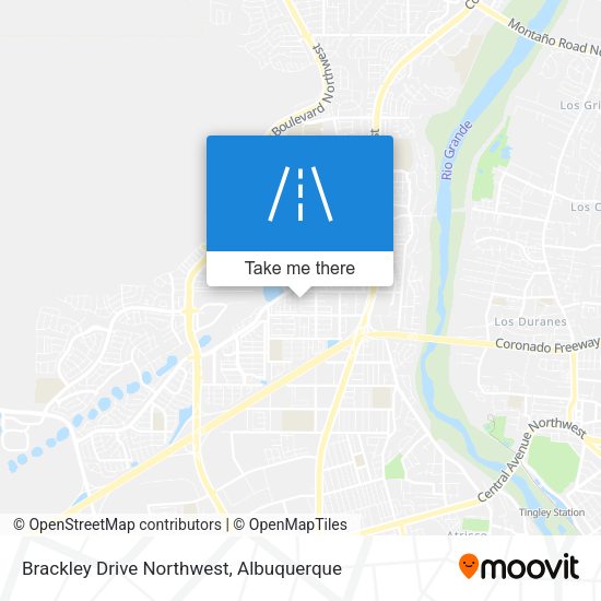 Brackley Drive Northwest map