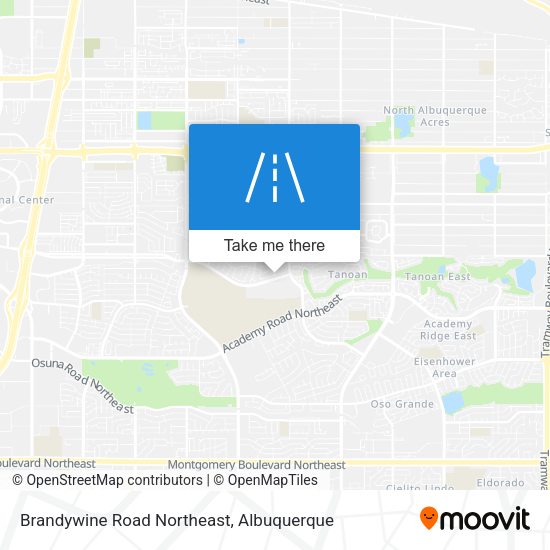 Mapa de Brandywine Road Northeast