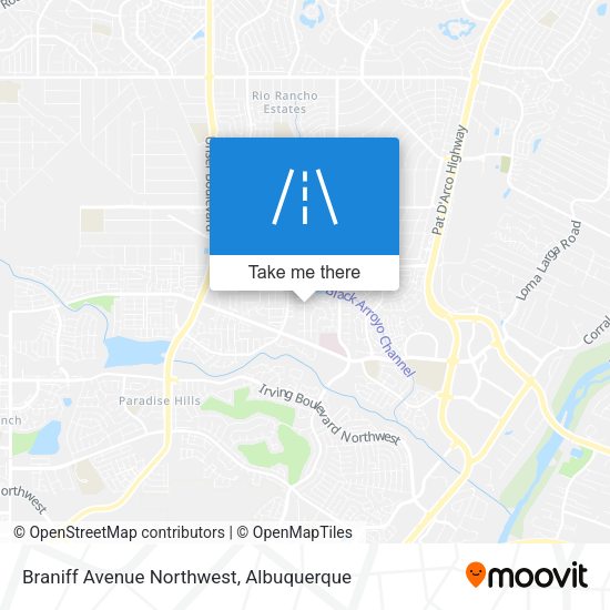 Mapa de Braniff Avenue Northwest