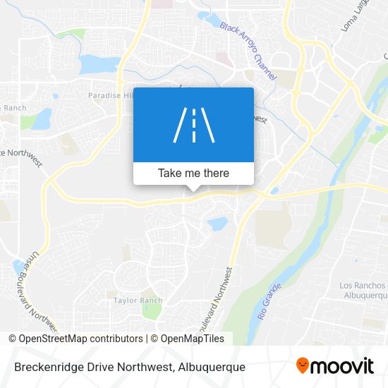 Breckenridge Drive Northwest map