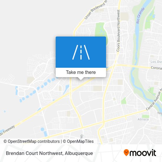 Mapa de Brendan Court Northwest